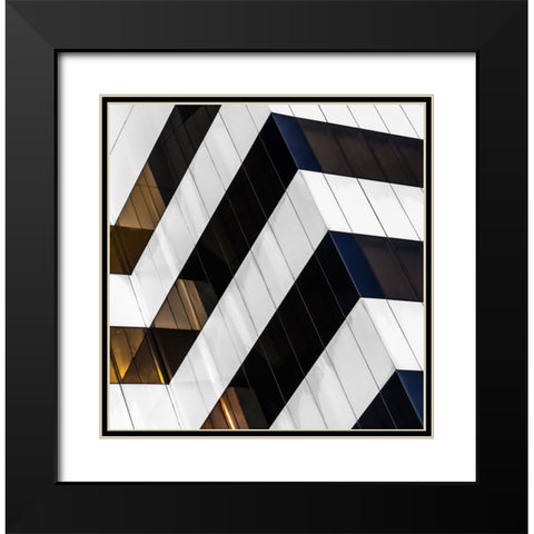Verschelden - HighTec. Black Modern Wood Framed Art Print with Double Matting by Verschelden