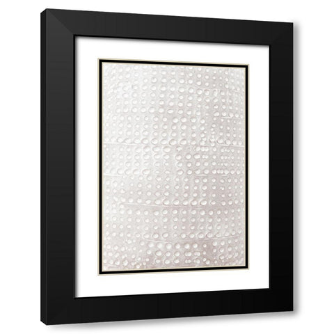 Studio III - Pattern Clay I  Black Modern Wood Framed Art Print with Double Matting by Studio III