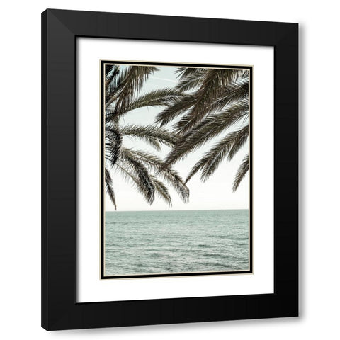 Studio III - Solaris 04 Black Modern Wood Framed Art Print with Double Matting by Studio III