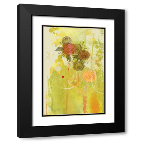 For You Black Modern Wood Framed Art Print with Double Matting by PI Studio