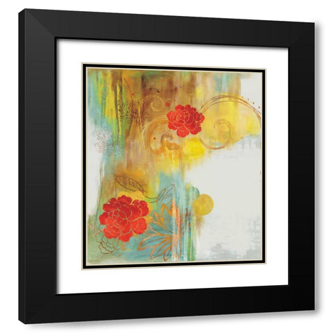 So Pretty Black Modern Wood Framed Art Print with Double Matting by PI Studio