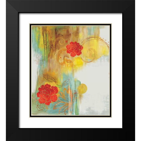 So Pretty Black Modern Wood Framed Art Print with Double Matting by PI Studio