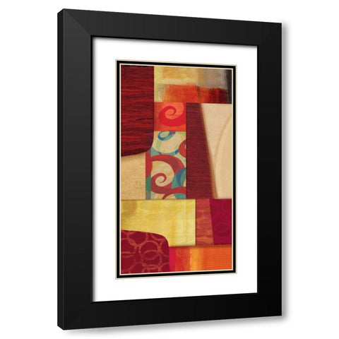 Conversion I Black Modern Wood Framed Art Print with Double Matting by PI Studio