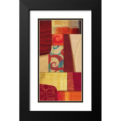 Conversion I Black Modern Wood Framed Art Print with Double Matting by PI Studio