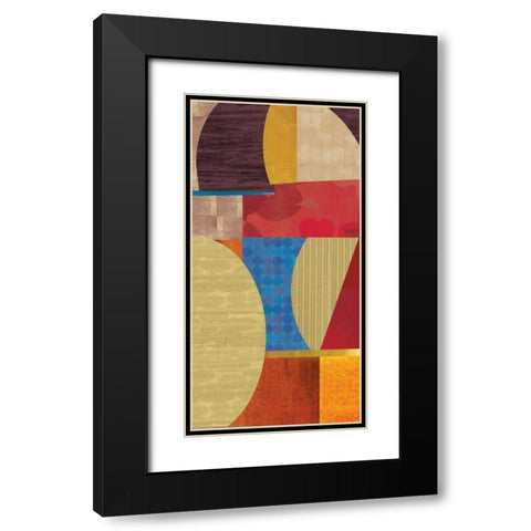 Conversion II Black Modern Wood Framed Art Print with Double Matting by PI Studio