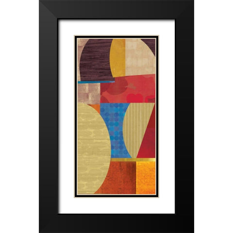 Conversion II Black Modern Wood Framed Art Print with Double Matting by PI Studio