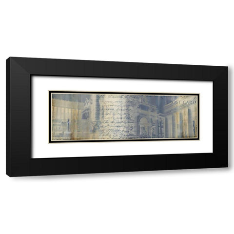 When in Rome Black Modern Wood Framed Art Print with Double Matting by PI Studio