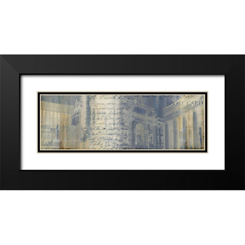 When in Rome Black Modern Wood Framed Art Print with Double Matting by PI Studio