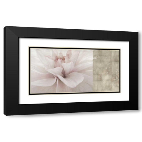 Softness Black Modern Wood Framed Art Print with Double Matting by PI Studio