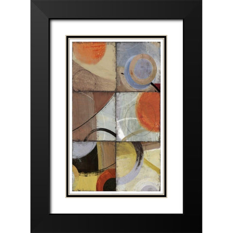Hole in  I Black Modern Wood Framed Art Print with Double Matting by PI Studio