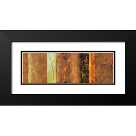 Autumn Soprana Black Modern Wood Framed Art Print with Double Matting by PI Studio