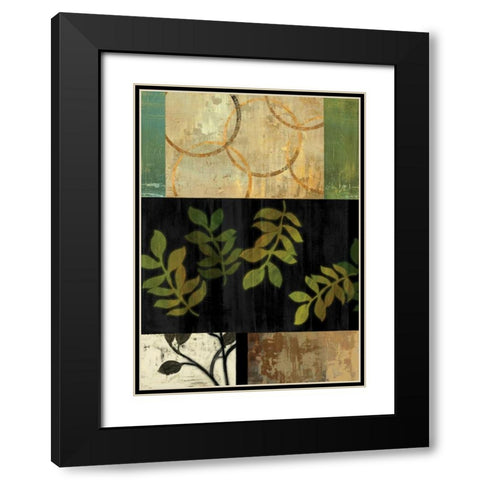 Tall Tail Black Modern Wood Framed Art Print with Double Matting by PI Studio