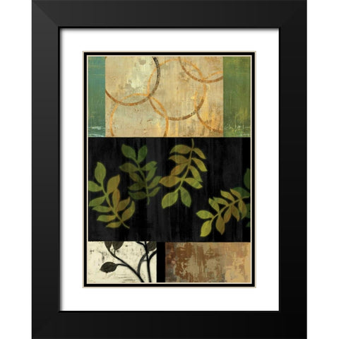 Tall Tail Black Modern Wood Framed Art Print with Double Matting by PI Studio