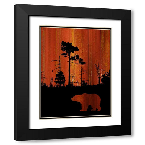 Great Claw Black Modern Wood Framed Art Print with Double Matting by PI Studio