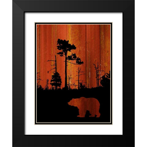 Great Claw Black Modern Wood Framed Art Print with Double Matting by PI Studio