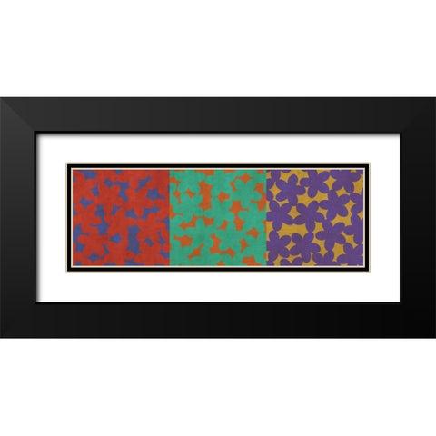 Fun II Black Modern Wood Framed Art Print with Double Matting by PI Studio