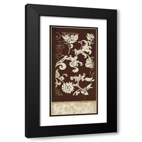 Sahara I Black Modern Wood Framed Art Print with Double Matting by PI Studio