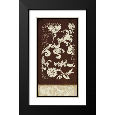 Sahara I Black Modern Wood Framed Art Print with Double Matting by PI Studio