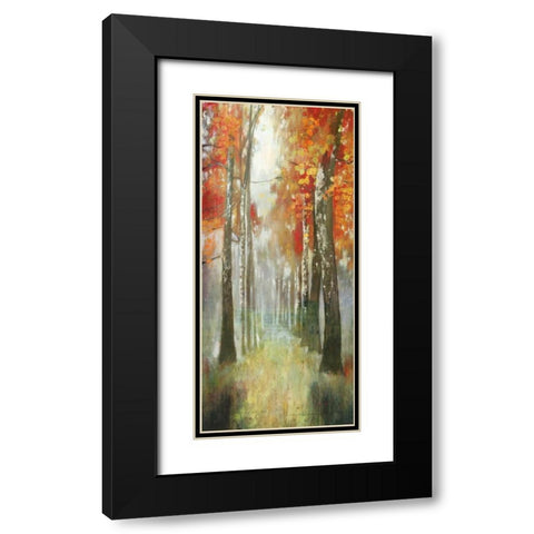 Path of Dreams Black Modern Wood Framed Art Print with Double Matting by PI Studio