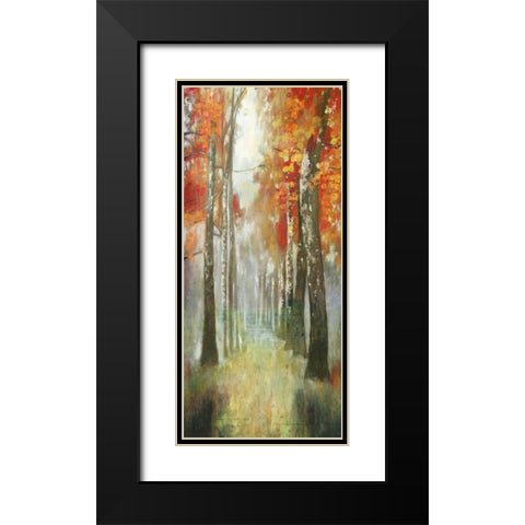 Path of Dreams Black Modern Wood Framed Art Print with Double Matting by PI Studio