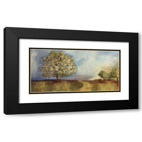 Apple Orchard Black Modern Wood Framed Art Print with Double Matting by PI Studio