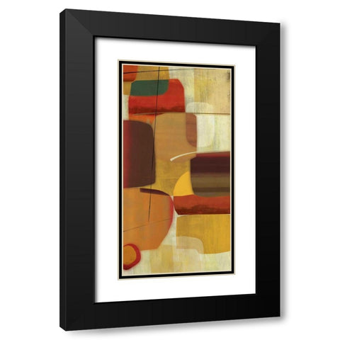 Clues Black Modern Wood Framed Art Print with Double Matting by PI Studio