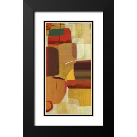 Clues Black Modern Wood Framed Art Print with Double Matting by PI Studio