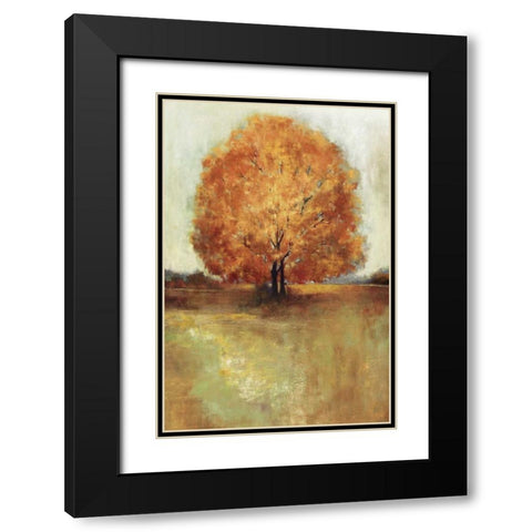 Field of Dreams Panel  Black Modern Wood Framed Art Print with Double Matting by PI Studio