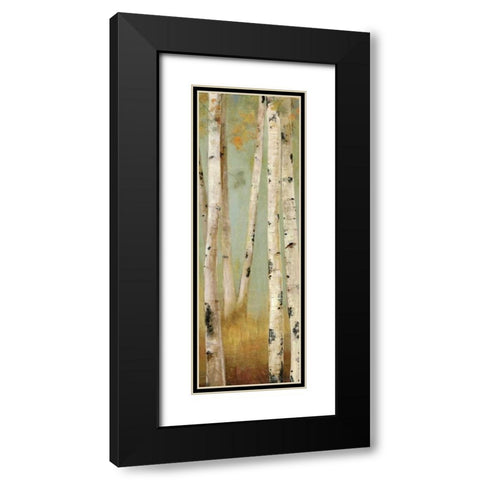 Eco Panel II Black Modern Wood Framed Art Print with Double Matting by PI Studio