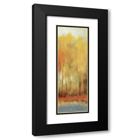 Haze I Black Modern Wood Framed Art Print with Double Matting by PI Studio