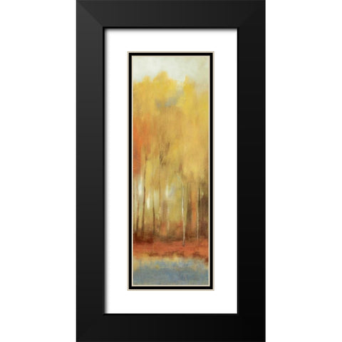 Haze I Black Modern Wood Framed Art Print with Double Matting by PI Studio