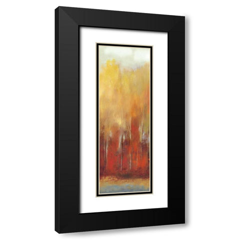 Haze II Black Modern Wood Framed Art Print with Double Matting by PI Studio