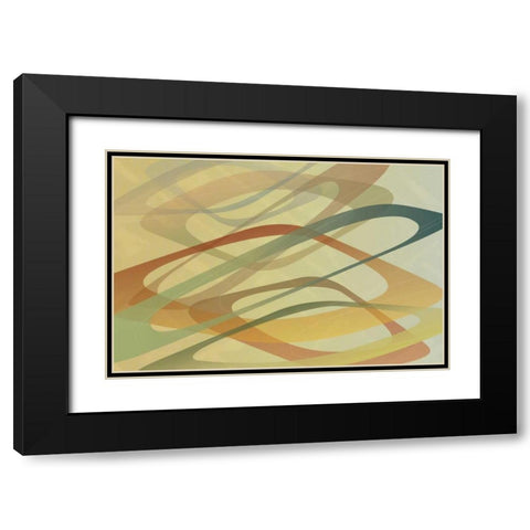 Left Field Black Modern Wood Framed Art Print with Double Matting by PI Studio