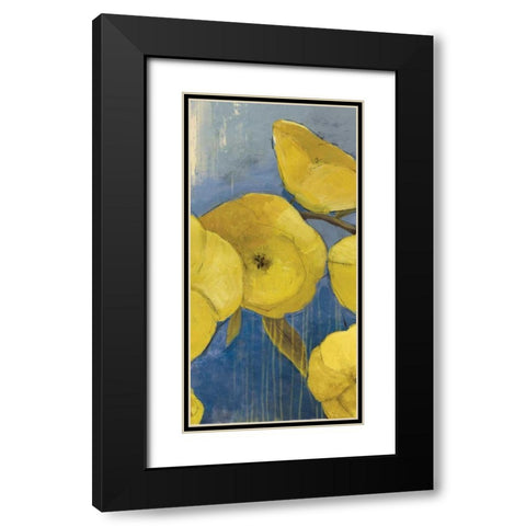 Sunshine I Black Modern Wood Framed Art Print with Double Matting by PI Studio