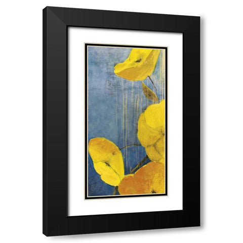 Sunshine II Black Modern Wood Framed Art Print with Double Matting by PI Studio