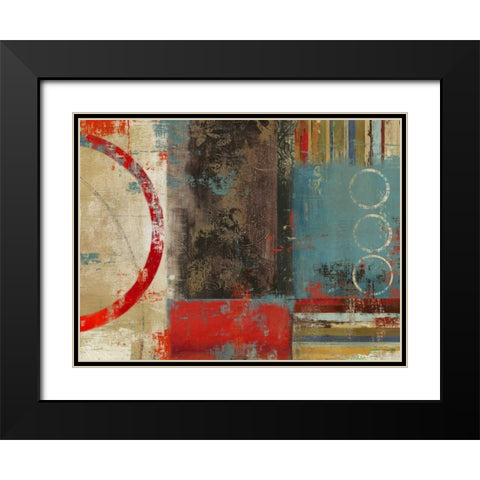 Void Black Modern Wood Framed Art Print with Double Matting by PI Studio