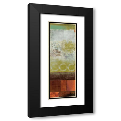 Bliss Black Modern Wood Framed Art Print with Double Matting by PI Studio