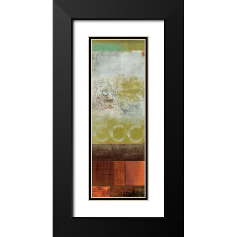 Bliss Black Modern Wood Framed Art Print with Double Matting by PI Studio