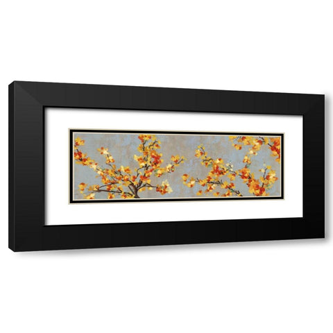 Bittersweet Branch I Black Modern Wood Framed Art Print with Double Matting by PI Studio