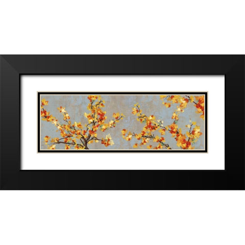 Bittersweet Branch I Black Modern Wood Framed Art Print with Double Matting by PI Studio