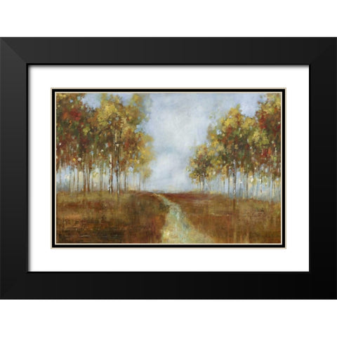 Dream Meadow I Black Modern Wood Framed Art Print with Double Matting by PI Studio