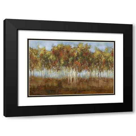 Dream Meadow II Black Modern Wood Framed Art Print with Double Matting by PI Studio