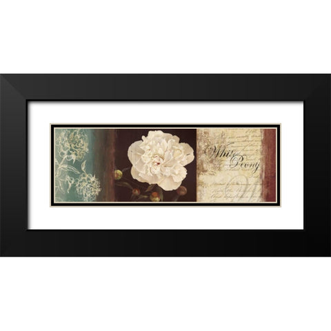 Romanticism Black Modern Wood Framed Art Print with Double Matting by PI Studio