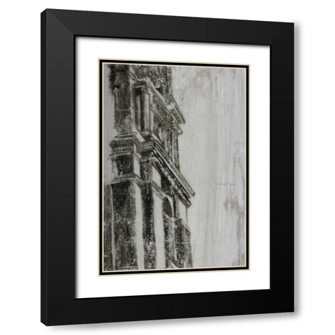 Centurion I Black Modern Wood Framed Art Print with Double Matting by PI Studio