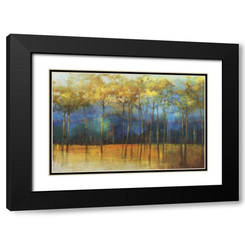 Melancholy Black Modern Wood Framed Art Print with Double Matting by PI Studio