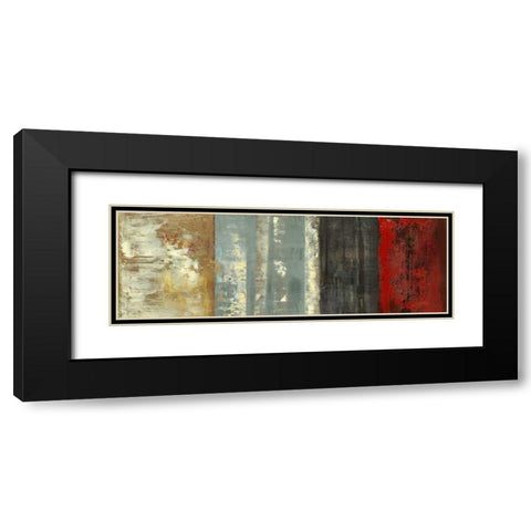 Birch Black Modern Wood Framed Art Print with Double Matting by PI Studio