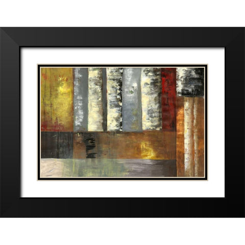 Originial Birch Black Modern Wood Framed Art Print with Double Matting by PI Studio