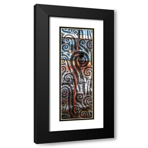 Anonymity I Black Modern Wood Framed Art Print with Double Matting by PI Studio