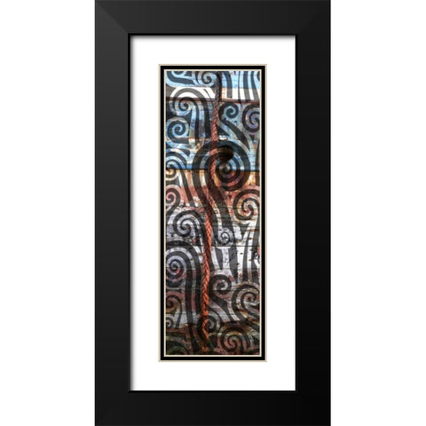 Anonymity I Black Modern Wood Framed Art Print with Double Matting by PI Studio