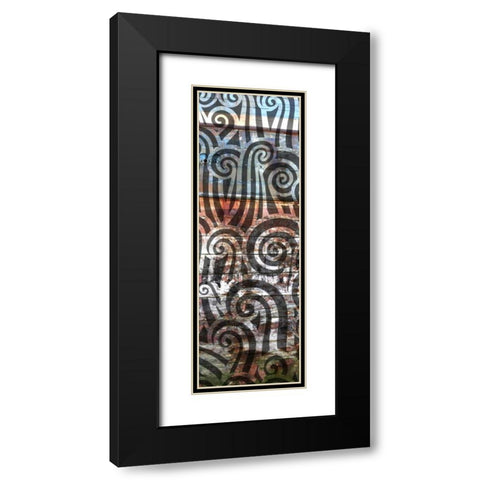 Anonymity II Black Modern Wood Framed Art Print with Double Matting by PI Studio